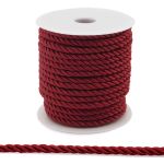 Шнур витой ⌀5.0 мм / 18.29 метров, 53 т-красный