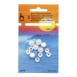 Пуговицы обтяжные ⌀11 мм, 6 шт, Pony