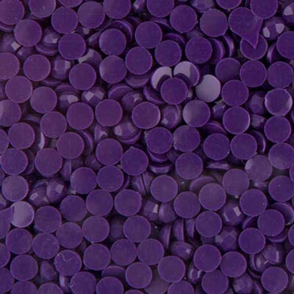 Стразы неклеевые акрил 2.5 мм, 100 г (10х10 г), /РП/, №0075 т.лиловый, Zlatka OZM