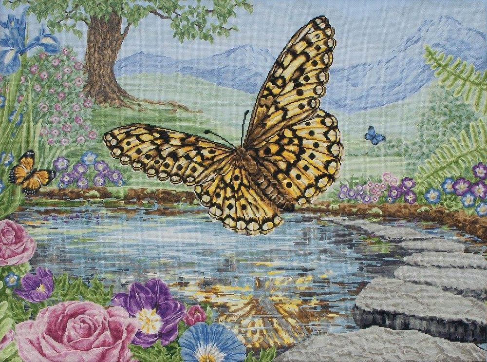 Набор для вышивания Maia &quot;3D Butterfly&quot; 45*60см, MEZ Венгрия, 5678000-01232