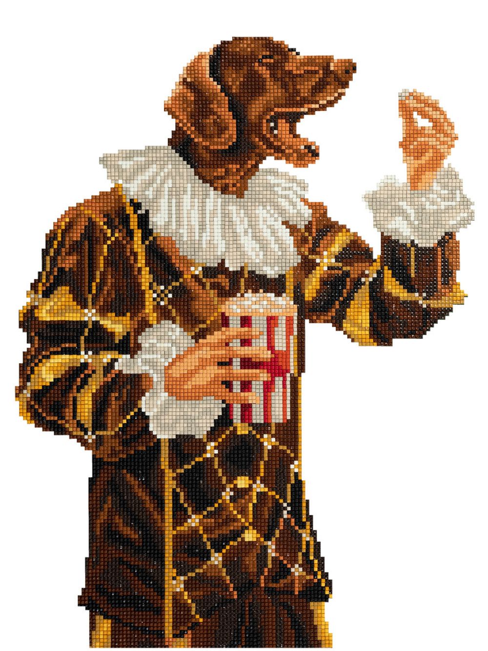 Алмазная (кристальная) мозаика Фрея, Граф Попкорн, 30х40 см