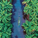 Набор для вышивания нитками Panna PS-7481, Путешествие по тропикам, 22.5х21 см