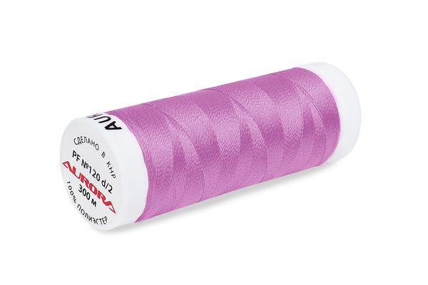 Нитки для креативных работ Aurora №120, 300 м, цв. PF133, 5 катушек