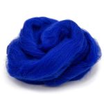Лента для валяния полутонкая, 100% шерсть, 50гр Камтекс, цв.019 василек