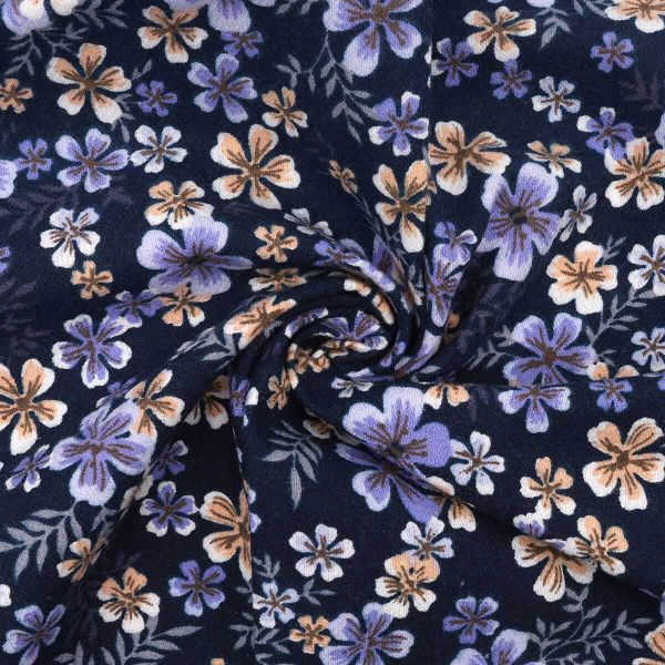 Ткань для рукоделия теплый хлопок набивной арт 531 рис 21297 вид 3 Жасмин, 50х50 см, Astra&Craft