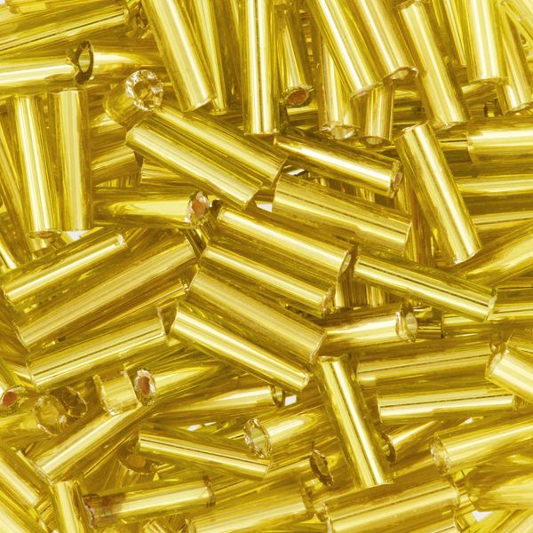 Бисер стеклярус Zlatka 100 г (10х10 г), №0030 желтый GG