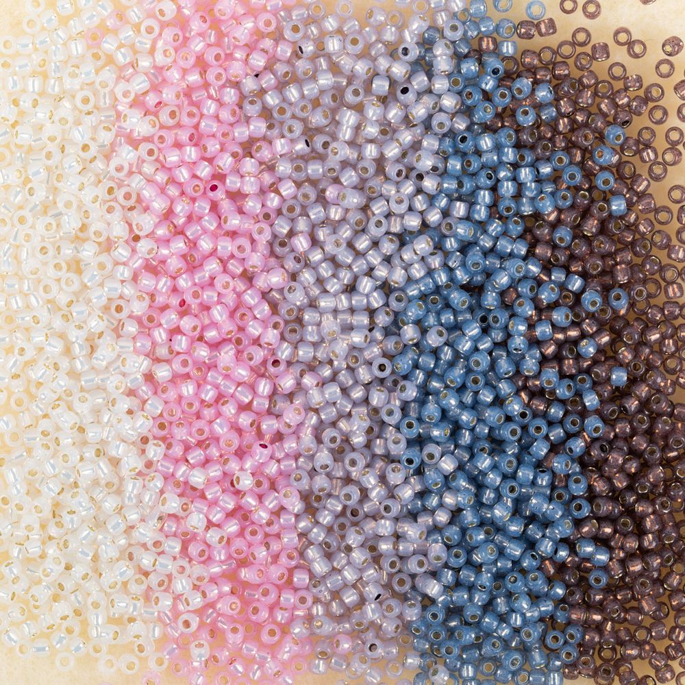 Бисер Япония Toho 11/0 круглый 3 ASSORTI 2.2 мм, 5х5 г, №03
