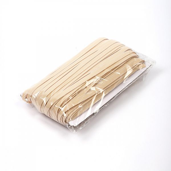 Резинка бельевая (с силиконом) 8.0 мм / 50 метров, цв.S180 бежевый песочный