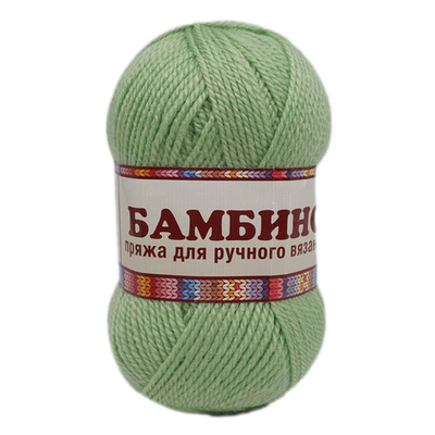 Пряжа Камтекс Бамбино / уп.10 мот. по 50 г, 150 м, 107 ментол