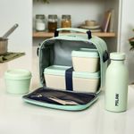 Термосумка для ланч-бокса (3 бокса в комплекте) 3,5л 23х20х11см см, 08806SNCGR, Milan 08806SNCGR