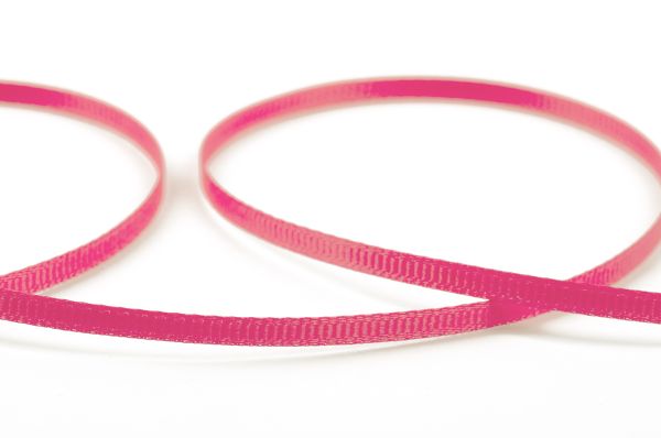 Лента репсовая (в рубчик) 3.0 мм / 91.44 метра, 037 т.розовый, Gamma GR-03