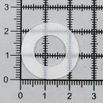 Кольцо уплотнительное пластик под блочку/ люверс №28 (≈1000 шт) New Star