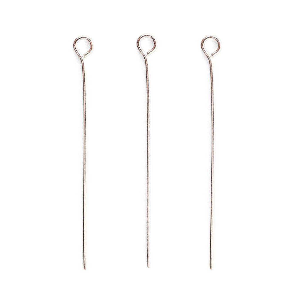 Штифты с петлей 35мм, 50±5 шт, Astra&Craft (серебро), SH-35