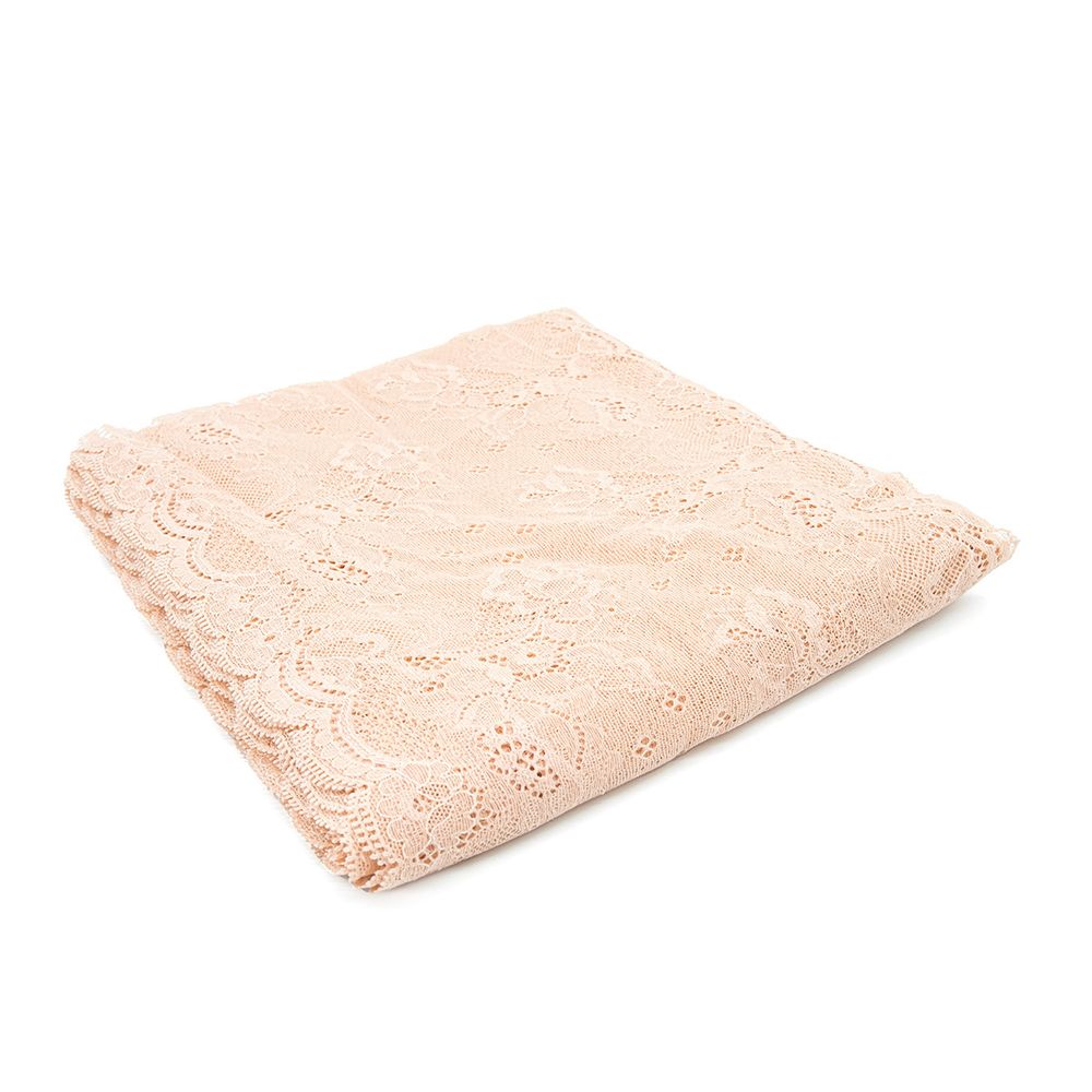 Кружево бельевое эластичное 235 мм / 10 м, розовый