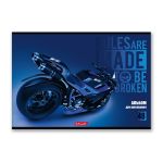 Альбом для рисования 100 г/м², A4 29х20.5 см, на скобе 48 л., 10 шт, 48АЛСК4_000261 Крутые байки, Светоч