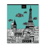 Бизнес-блокнот, глянцевая ламинация, A5+ 80 л. 18 шт, клетка, График-сити 000420, Светоч 80ББТ5_3_5_1