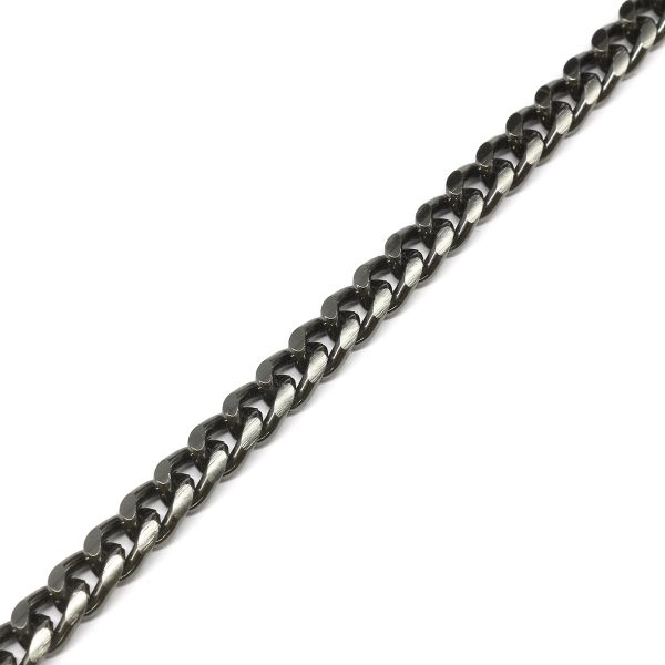 Цепь алюминиевая 6,5 мм, 5,0 мм, боб(10 м) (чер.никель) K17312