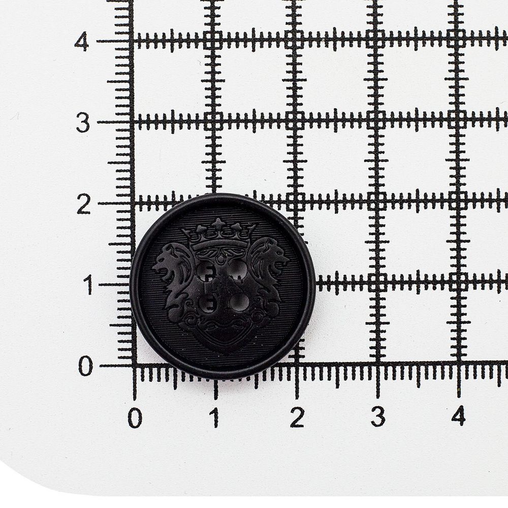 Пуговицы 4 прокола 36L (Blk-200 (черный)), 72 шт, S090106