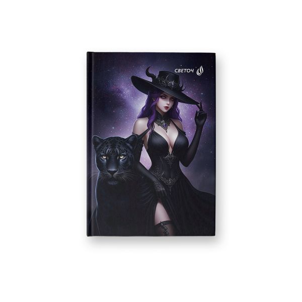 Бизнес-блокнот, глянцевая ламинация, ББ244 A6 64 л. 4 шт клетка, Ты просто супер! 01659, Светоч