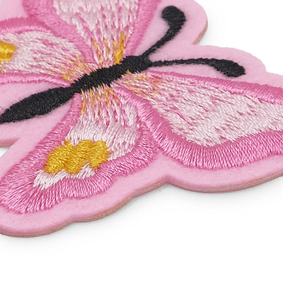 Термоаппликация Бабочка, 5.4х7см, Hobby&Pro (розовый)