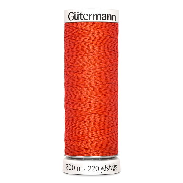 Нитки универсальные Gutermann Sew-all, 200м, 155 яркий апельсин, 5 катушек