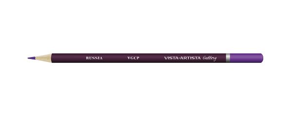 Карандаш цветной художественный заточенный, 6 шт, 409 Фиолетовый (Violet), Vista-Artista Gallery VGCP