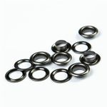 Люверсы металл ⌀11.0 мм (внутр.), чер.никель, 50 шт, BIG