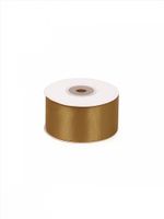 Лента атласная 1-сторонняя 38.0 мм / 22.5±1 метра, 3023 т.золотой, Magic4Hobby