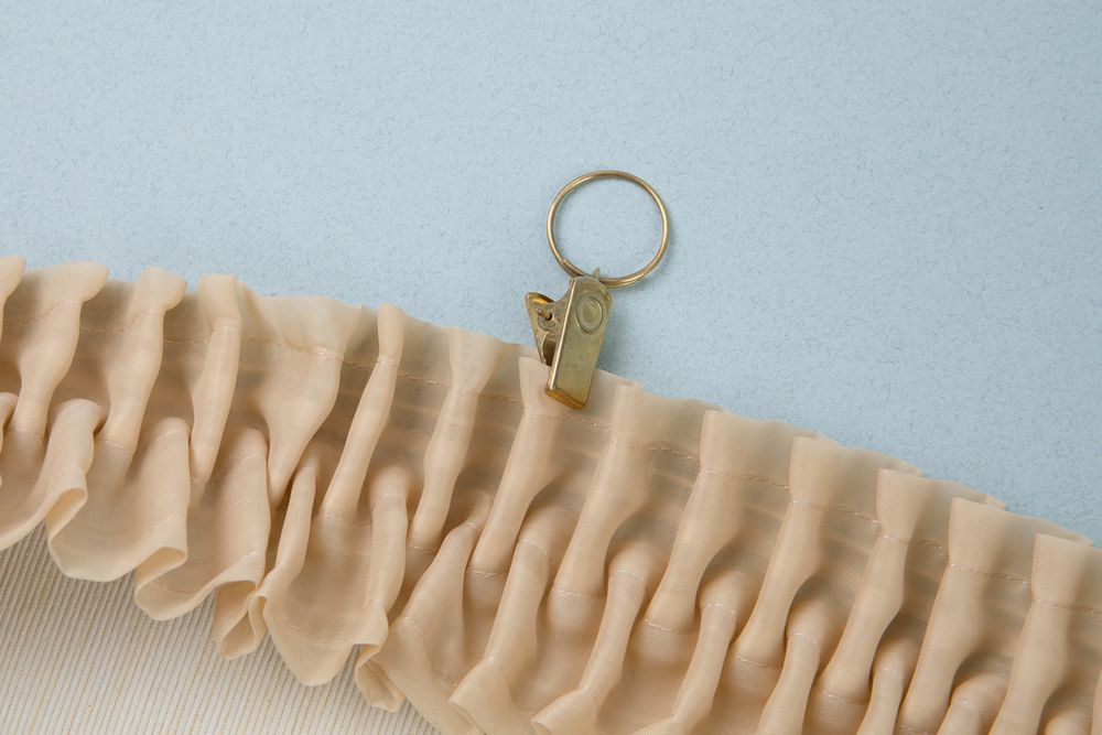 Зажим для штор с крючком, 20 шт, золото, Blitz CL-010