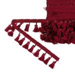 Бахрома отделочная 45.0 мм / 10 метров, с кистями, 274 бордо, Gamma 444