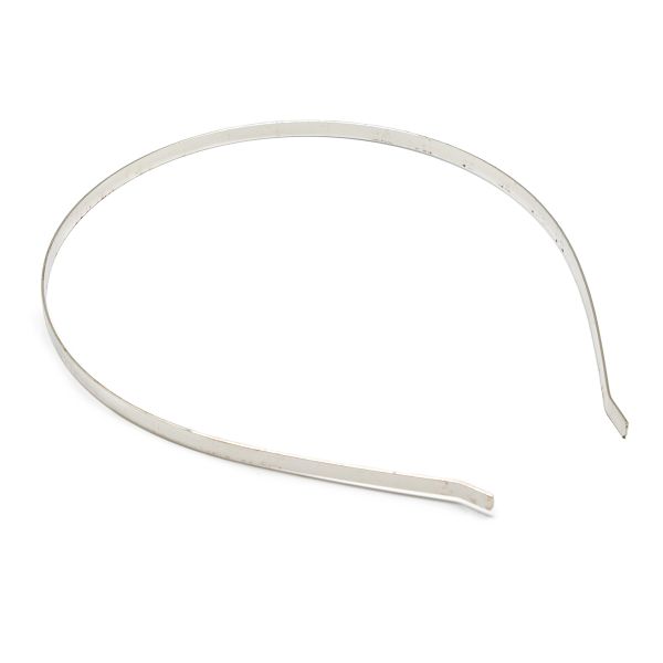 Основа для ободка для волос 5 мм, 5 шт, металл, S-05