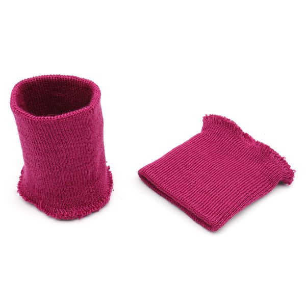 Манжеты трикотажные 6.0х7.0 см, 1 пара, тонкие малые 14 кл, 1х1, 345/8 фуксия, розовый