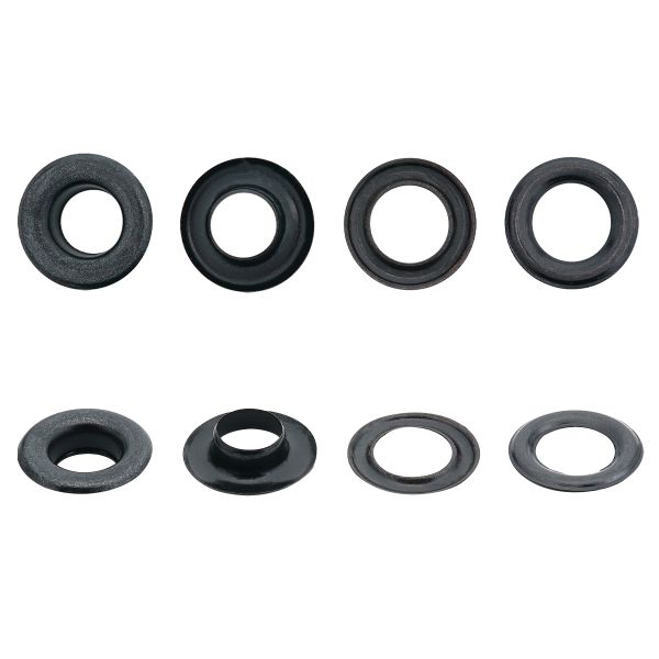 Люверсы металл ⌀13.0 мм (внутр.), h7 мм (внутр.), №28, металл, New Star, оксид, уп≈100 шт