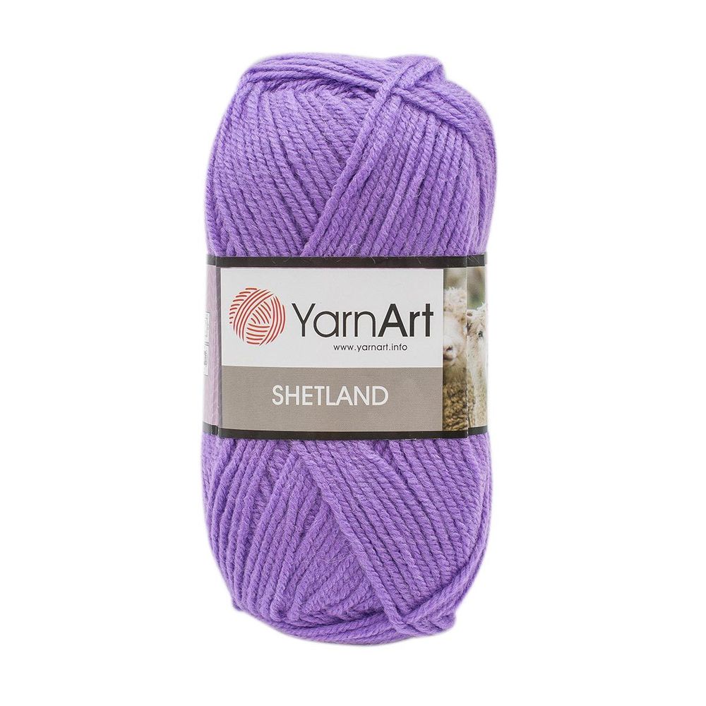 Пряжа YarnArt (ЯрнАрт) Shetland / уп.5 мот. по 100 г, 220м, 514 сирень /TOS/