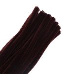 Синель-проволока, 6 мм / 30см, 30 шт/упак, Astra&Craft (A-046 темно-коричневый)