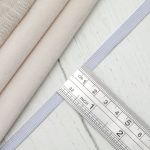 Лента репсовая (в рубчик) 6.0 мм, 151 серо-голубой, уп.18,28 м