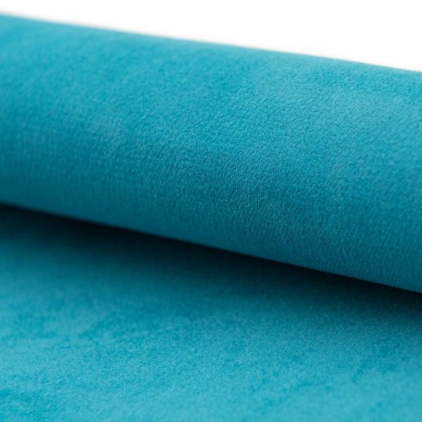Замша искусственная двухсторонняя, 20х30см, 2 листа, 28684 св.бирюза, 194 г/м²