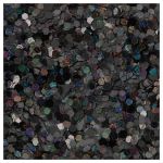 Блестки декоративные 1 мм, 25 г (5х5 г), 4.5 мл, 24 чёрный/black, Love2art GLIS-01