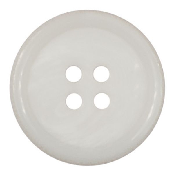 Пуговицы 4 прокола костюмные 21 мм, 24 шт, А001 белый, Gamma GX 0031