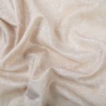 Ткань подкладочная (таффета) с рисунком 96 г/м², 100х145 см, 094 св.бежевый (орнамент), Gamma JTR