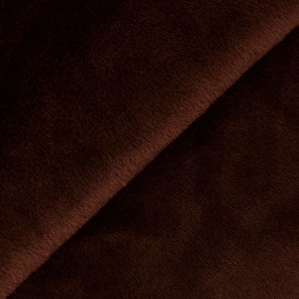Плюш (ткань) Peppy PEV 273 г/м², 152 см / рул. 5 метров, 37 т.коричневый/dark brown