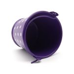 Ведро в горошек 6х5,3см (фиолетовый), AR004-1