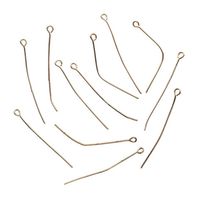 Штифт с петлей 40 мм, 50 шт/упак, Astra&Craft (Золото) 4AR261/262