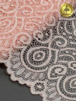 Кружево бельевое эластичное 180 мм / 3 метра, TBY.L1351, цв.081 лососевый, Kruzhevo