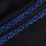 Кружево отделочное в стиле "трикотаж" 12 мм диз. 150-2 цв.13 синий уп.27,4м