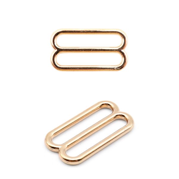 Рамки-регуляторы для бюстгальтера металл 20.0 мм, золото 02, ГМХ3435, 50 шт