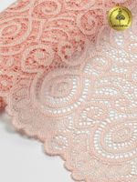 Кружево бельевое эластичное 180 мм / 3 метра, TBY.L1351, цв.081 лососевый, Kruzhevo