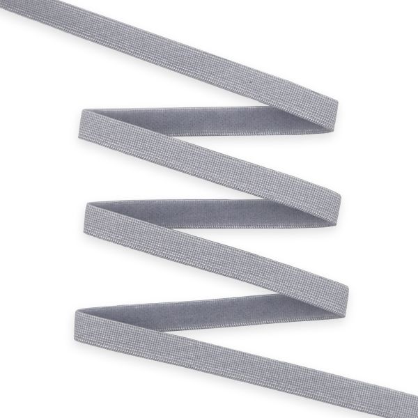 Резинка бельевая (бретелечная) матовая 8.0 мм / 50 метров, св.серый, (МL195.008)