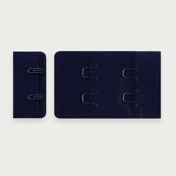 Застежки для бюстгальтера текстильные 2х2, 28 мм, 25 шт, 061 т.синий, Arta