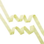 Кнопки пластиковые на тесьме (кн. ⌀ 7мм, тесьма 18 мм, шаг 1.7 см), цв.желтый, 45.7м